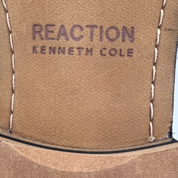 REACTION KENNETH COLE BROWN MENS LOAFERS, MAN MADE MATERIAL, SIZE 11 - Picture 11 of 11
